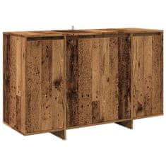 Vidaxl Příborník old wood 120 x 41 x 75 cm kompozitní dřevo