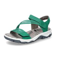 Rieker Sandály zelené 40 EU Trekkingsandalen Grün