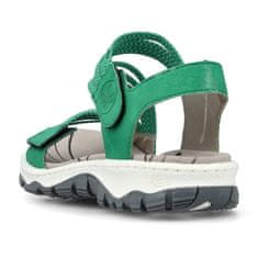 Rieker Sandály zelené 40 EU Trekkingsandalen Grün