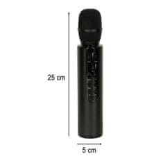 KIK KX3382 Karaoke Bluetooth mikrofon, 2000mAh černý