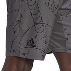 Adidas Kalhoty tenisové grafitové 188 - 193 cm/XXL Club Graphic