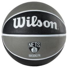 Wilson Míče basketbalové šedé 7 Nba Team Brooklyn Nets