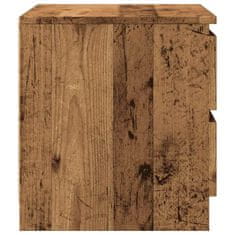 Vidaxl Noční stolky 2 ks old wood 50 x 40 x 43,5 cm kompozitní dřevo