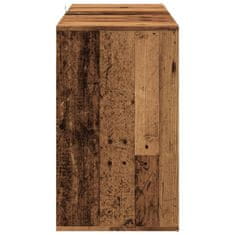 Vidaxl Příborník old wood 120 x 41 x 75 cm kompozitní dřevo