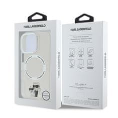 Karl Lagerfeld Zadní kryt IML Karl and Choupette MagSafe pro iPhone 16 Pro Max Transparent