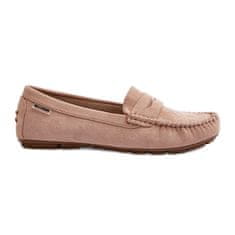 Dámské mokasíny Eco Suede Beige velikost 41