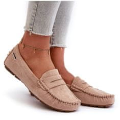 Dámské mokasíny Eco Suede Beige velikost 41