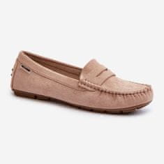 Dámské mokasíny Eco Suede Beige velikost 41