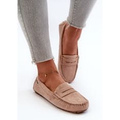 Dámské mokasíny Eco Suede Beige velikost 41