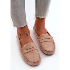 Dámské mokasíny Eco Suede Beige velikost 41