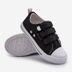 Big Star Dětské tenisky na suchý zip Black velikost 31