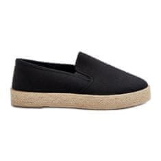 Dámské espadrilky na platformě Black velikost 40