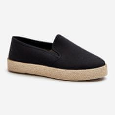 Dámské espadrilky na platformě Black velikost 40