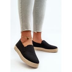 Dámské espadrilky na platformě Black velikost 40