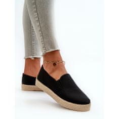 Dámské espadrilky na platformě Black velikost 40