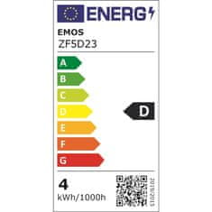 Emos LED žárovka ZF5023 Filament A603,4 W (40 W) 470lm NW