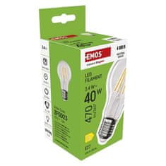 Emos LED žárovka ZF5023 Filament A603,4 W (40 W) 470lm NW