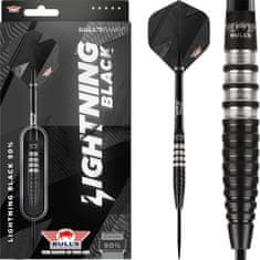 Šipky Steel Lightning Black - 25g