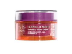 Noční vyhlazující pleťový krém Multi-Action Super-C Night (Vitamin C Night Cream) 50 ml