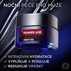 L’ORÉAL PARIS Noční pleťový gel Men Expert Power Age (Recharging Night Gel) 50 ml