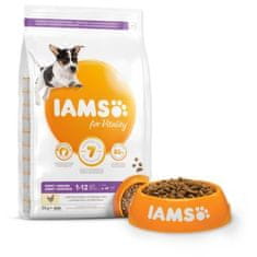 IAMS Krmivo Dog Puppy Small & Medium Chicken 3kg