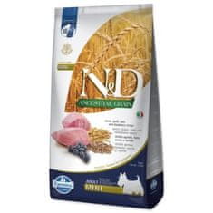 N&D Krmivo Dog Adult Mini Ancestral Grain Lamb, Spelt, Oats & Blueberry 7kg