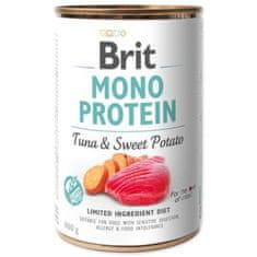 Brit Konzerva Mono Protein tuňák s batáty 400g