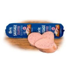 Brit Salám Sausage kuře a bílá ryba 800g