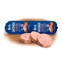 Brit Salám Sausage kuře a bílá ryba 800g