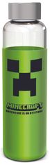 Skleněná láhev s návlekem - Minecraft 585 ml