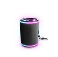 Energy Sistem Urban Box Black Supernova, voděodolný Bluetooth 5.1 repráček, 16 W, pestrá nabídka RGB světelných efektů