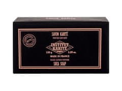 Kraftika 150g institut karité shea soap black leather, tuhé mýdlo