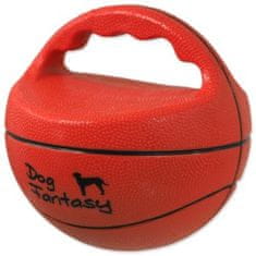 Dog Fantasy Hračka Ball míč s rukojetí pískací 15cm