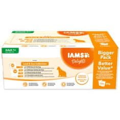 IAMS Kapsička Delights Adult mořské a suchozemské maso v želé multipack 6120g (72x85g)