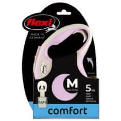 Flexi Vodítko New Comfort páska M růžové 5m