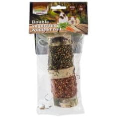 NATURE LAND Pochoutka Nibble válec dva druhy zeleniny 160g