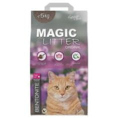 Magic cat Kočkolit Magic Litter Bentonite Original Flowers 5kg