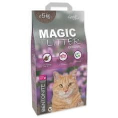 Magic cat Kočkolit Magic Litter Bentonite Original Flowers 5kg