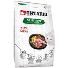 Ontario Krmivo Cat Sensitive/Derma 2kg