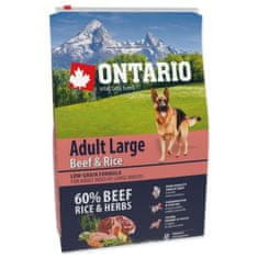 Ontario Krmivo Adult Large Beef & Rice 2,25kg