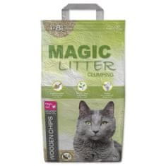 Magic cat Kočkolit Magic Litter Wooden Chips 8L/3,5kg