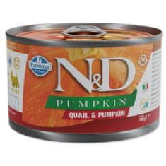 N&D Konzerva Dog Quail & Pumpkin 140g