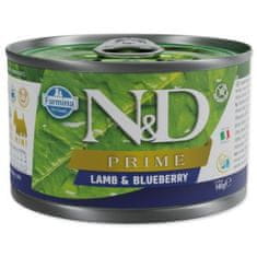 N&D Konzerva Dog Prime Lamb & Blueberry 140g