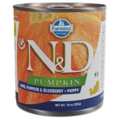 N&D Konzerva Puppy Lamb, Pumpkin & Blueberry 285g