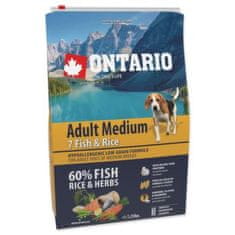 Ontario Krmivo Adult Medium Fish & Rice 2,25kg