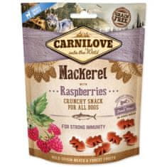 Carnilove Pochoutka Dog Crunchy Snack makrela s malinami 200g