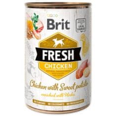 Brit Konzerva Fresh kuře s batáty 400g