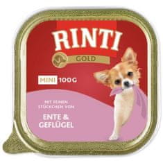 Rinti Vanička Gold Adult Mini kachna a drůbež 100g