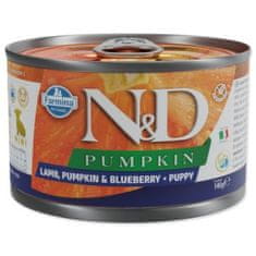 N&D Konzerva Puppy Lamb, Pumpkin & Blueberry 140g