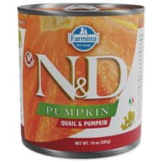 N&D Konzerva Dog Quail & Pumpkin 285g